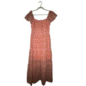 Women's Maxi Floral Love Wish‎ Dress Medium